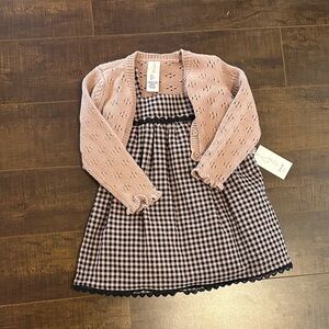 Joie Dress and Cardigan Set